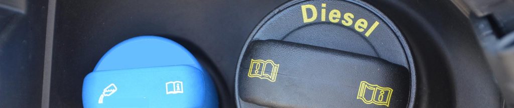 AdBlue® and diesel filler caps